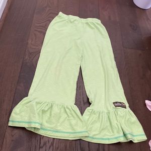 Green Matilda Jane pants for kiddos!